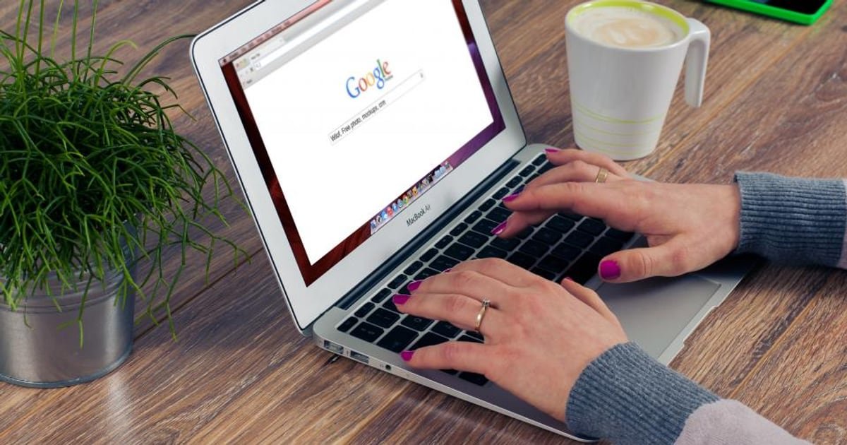 A search engine on a screen
