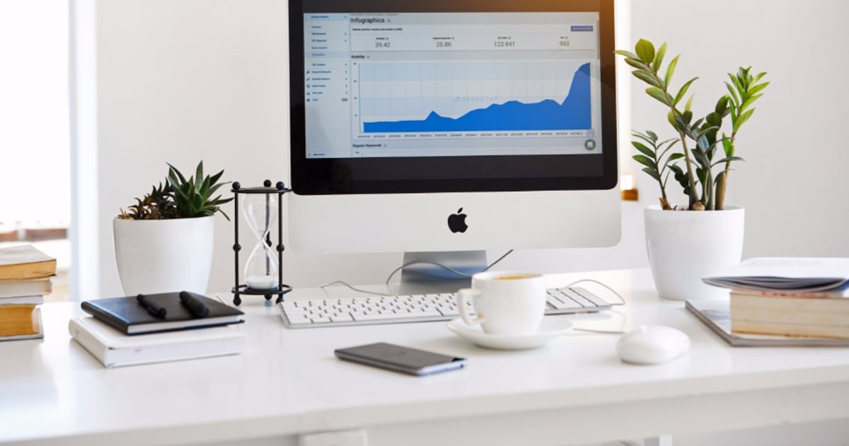 Search metrics on a computer