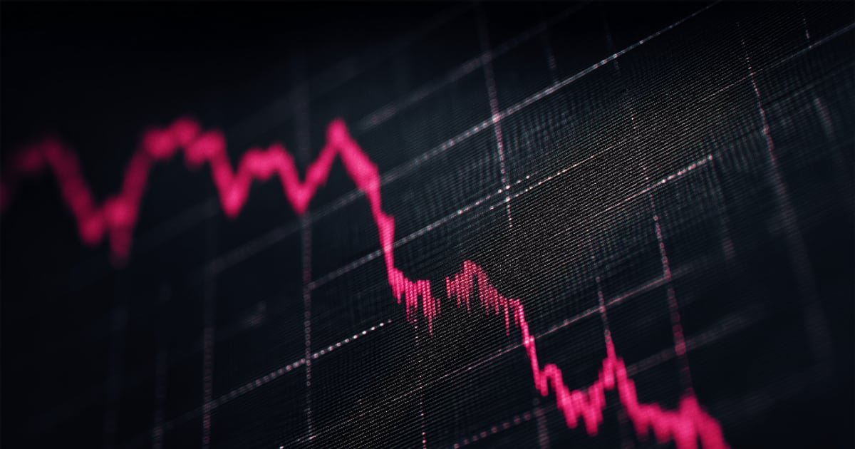 A stock market display