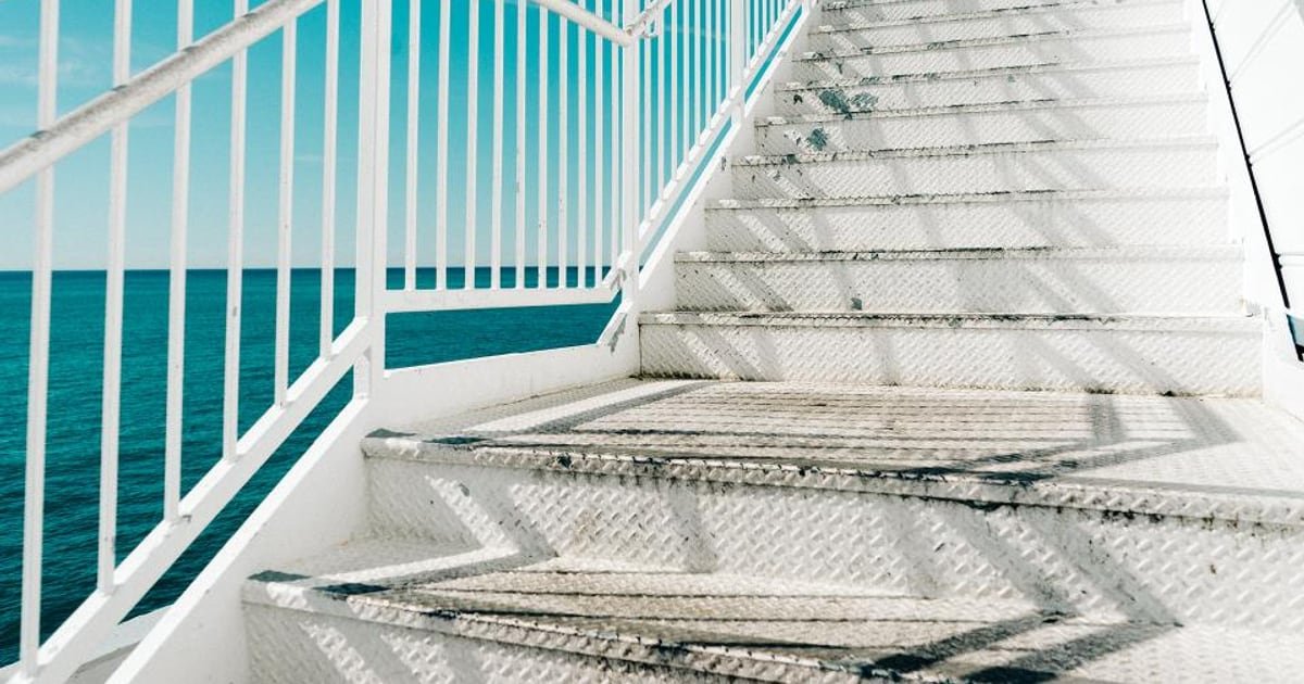 A flight of steps