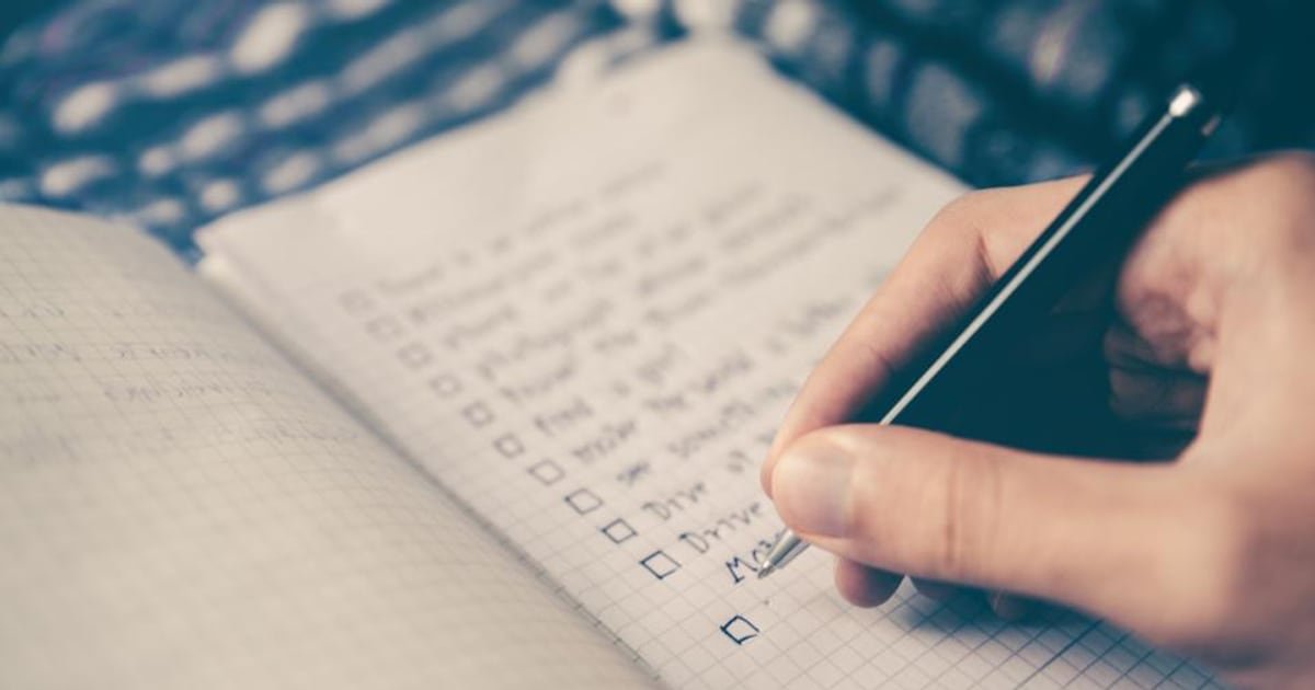 A checklist