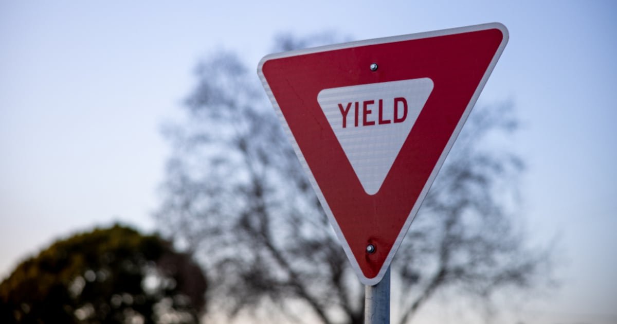 A road sign