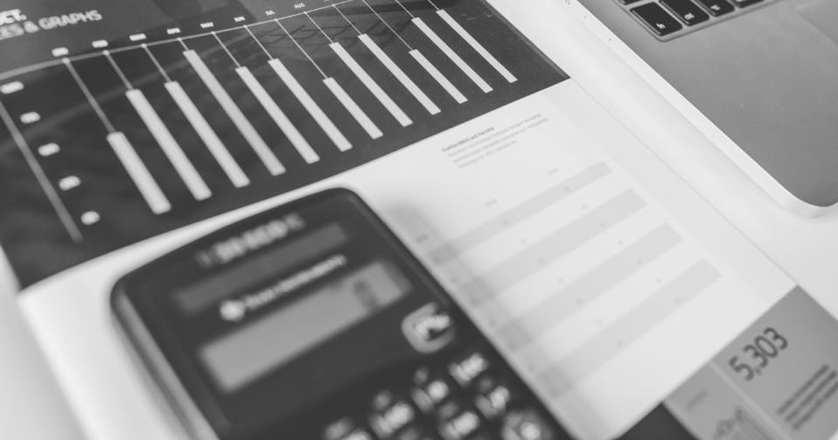 A calculator showing numbers