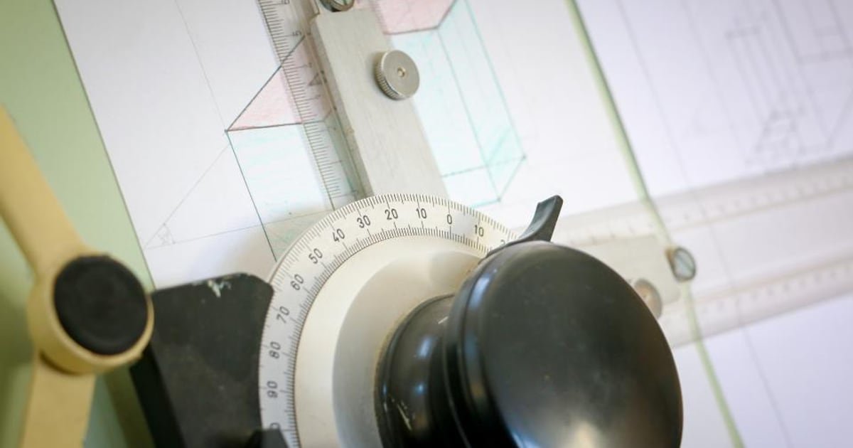 Drafting tools and a technical drawing