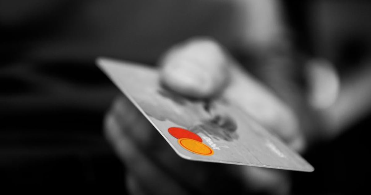 A credit card payment