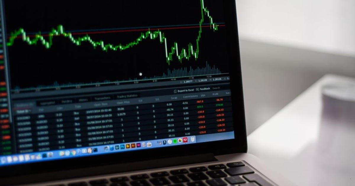 Stock market charts